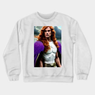 Purple Winged Knight Crewneck Sweatshirt